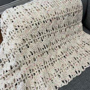 Handmade baby blanket 100% cotton